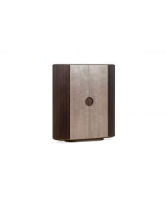 Appeal bar cabinet brushed brass