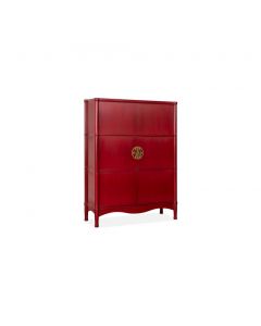 Oriental bar cabinet